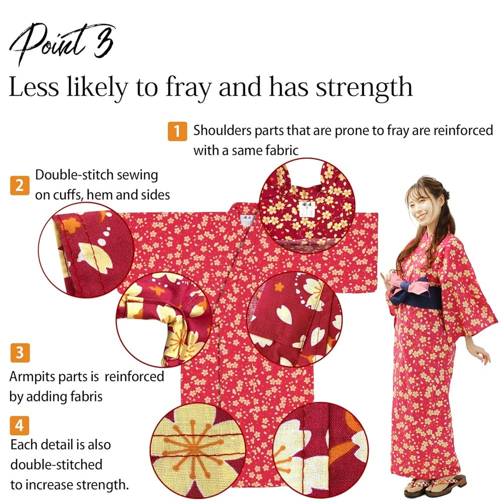Fuuka Japanese Indoor Yukata Single Item (Yukata-Purple) at